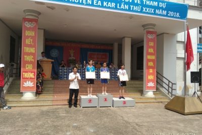 KẾT QUẢ THAM GIA GIẢI VIỆT DÃ HUYỆN EA KAR NĂM 2018