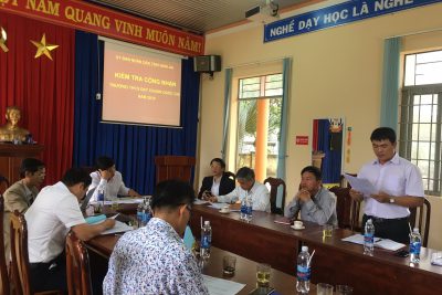 UBND TỈNH ĐẮK LẮK KIỂM TRA CÔNG NHẬN TRƯỜNG CHUẨN NĂM 2018