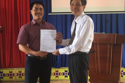 LỄ TRAO QUYẾT ĐỊNH NGHỈ HƯU CHO THẦY NGUYỄN XUÂN TRÁNG