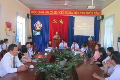 HÌNH ẢNH HỘI NGHỊ CC,VC NĂM HỌC 2017-2018