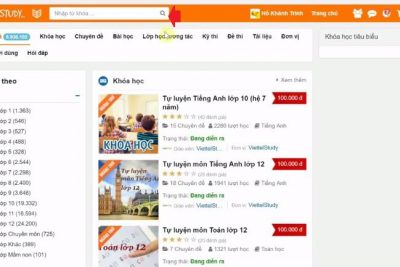 HƯỚNG DẪN SỬ DỤNG VIETTELSTUDY HỌC TRỰC TUYẾN