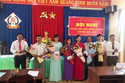 HỘI NGHỊ CÁN BỘ, VIÊN CHỨC, NGƯỜI LAO ĐỘNG NĂM HỌC 2023 – 2024