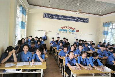 Học sinh khối 9 tham gia lớp Cảm tình Đoàn chào mừng 95 năm ngày thành lập Đoàn Thanh niên Cộng sản Hồ Chí Minh (26/3)